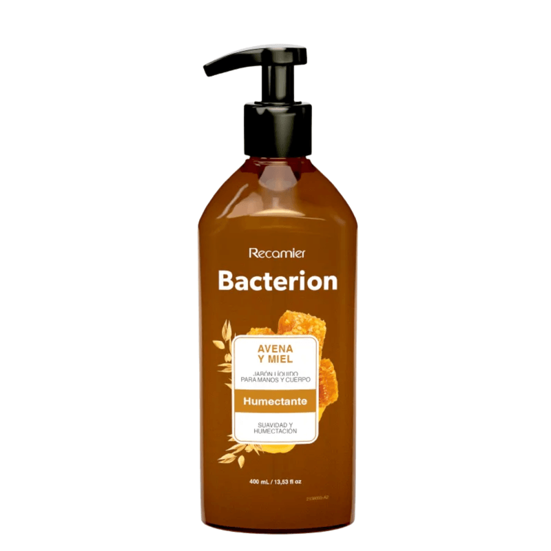 Jabón Líquido Bacterion Avena y Miel x 400 ml