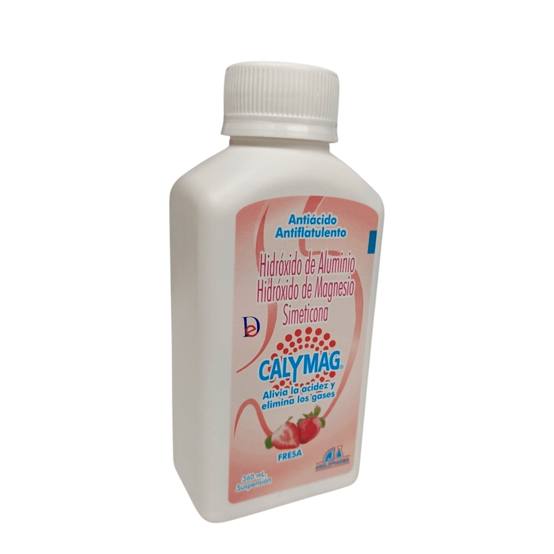 Calymag Antiácido Sabor Fresa Anglo Suspensión