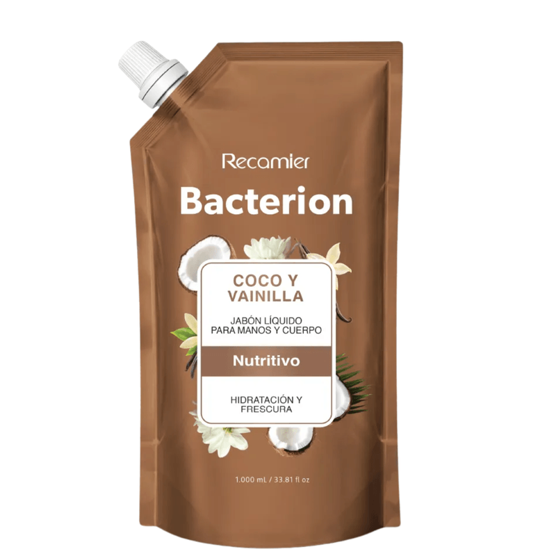 Jabón Líquido Bacterion Vainilla y Coco
