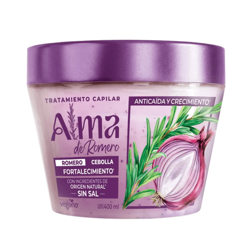 Tratamiento Capilar Alma de Romero y Cebolla Frasco x 400 ml