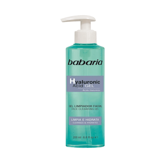 Gel Limpiador Facial Babaria Ácido Hialurónico Frasco x 200 ml