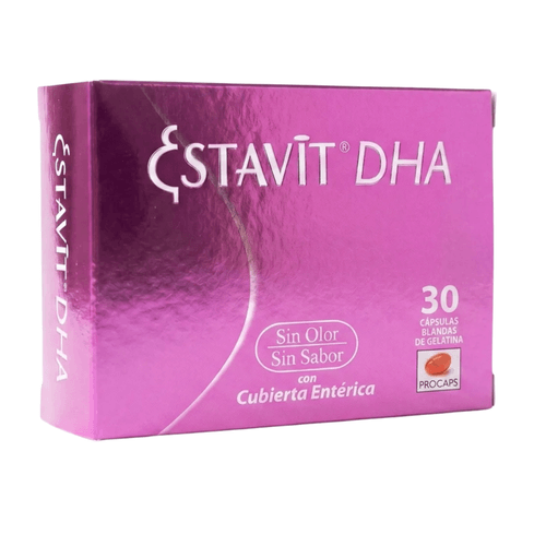 Suplemento Estavit DHA CBG Caja x 30 Cápsulas