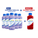 Pack Electrolit 5 Sabor Mora Azul 625 ml