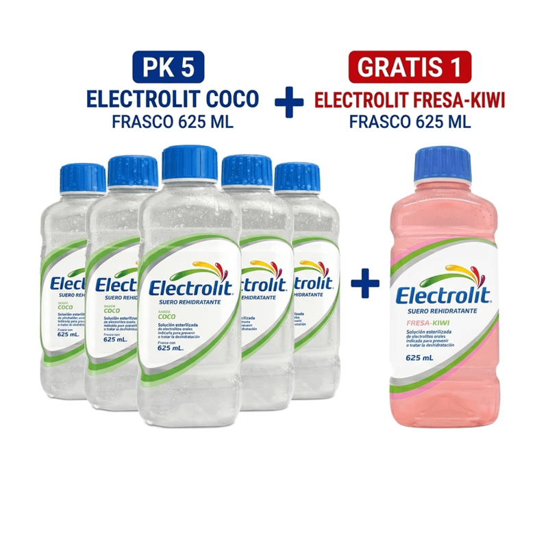 Oferta 5+1 Electrolit Coco Frasco x 625 ml