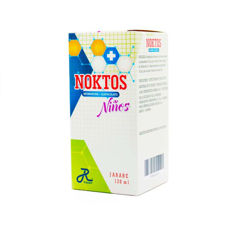 Noktos Niños Jarabe Frasco X 120 Ml Ruecam