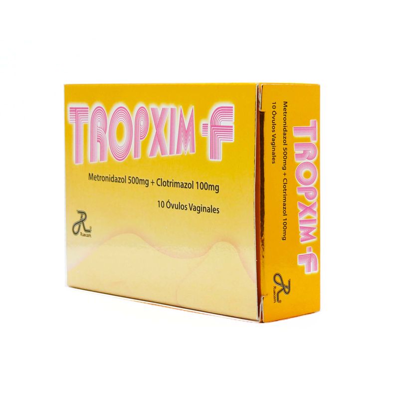 Tropxim-F caja x10 óvulos marca Ruecam