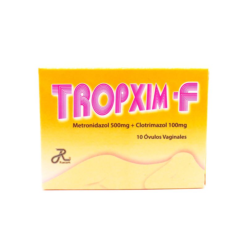 Tropxim-F caja x10 óvulos marca Ruecam