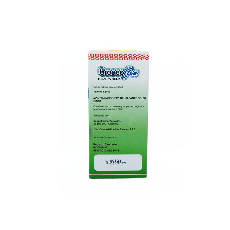 Broncoflem Jarabe Frasco X 120 Ml Ruecam