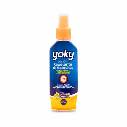 Repelente Yoky Spray Aroma Eucalipto Frasco X 120 Ml