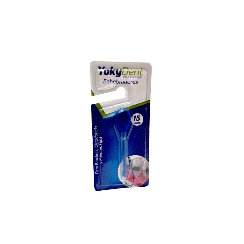 Enhebradores Nylon Blíster Yokident 15 Unidades