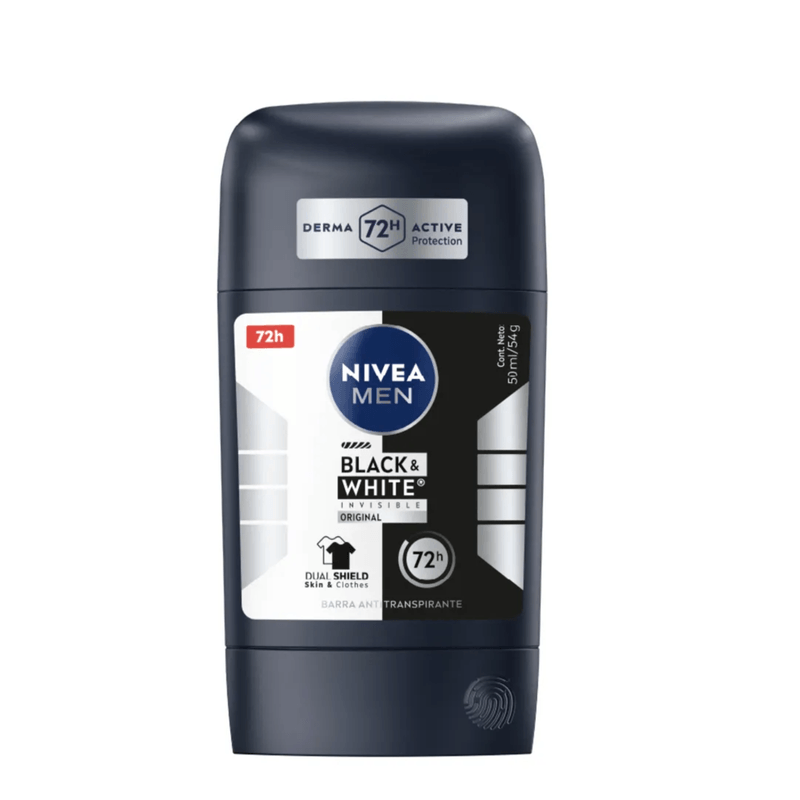 Desodorante Barra Nivea Men Black & White