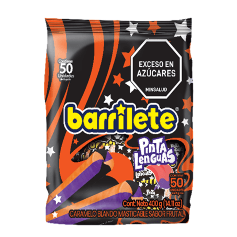 Dulces Masticables Barrilete Pintalengua - x 50