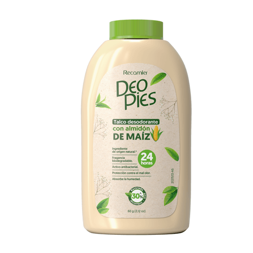 Talco Deo Pies Dúo Tarro X 60 Gr Precio Especial