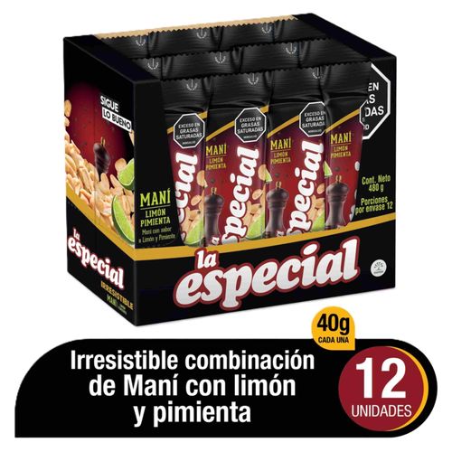 Maní Cervecero La Especial Caja X 12 Unidades Nutresa