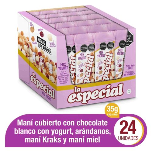 Maní La Especial Mix Yogurt 24 Unds Nutresa