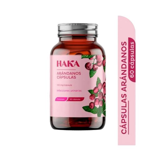 Cápsulas de Arándanos Haka - Frasco x 60 Unidades