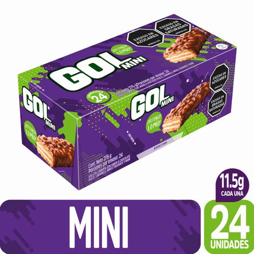 Chocolatina Gol Mini 11.5 Gr 24 Und Nutresa