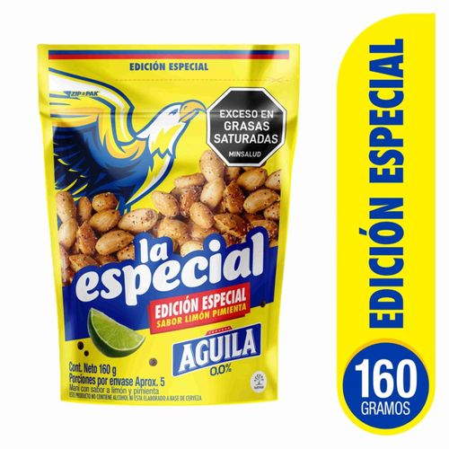 Maní Con Sal La Especial Águila Doypack x 160 g