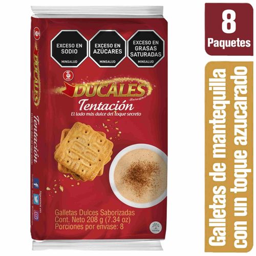 Galletas Ducales Noel Tentación Paquete X 8 Unidades Nutresa