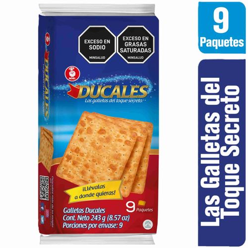 Galletas Ducales Bolsa X 9 Paquete X 3 Unidades Nutresa