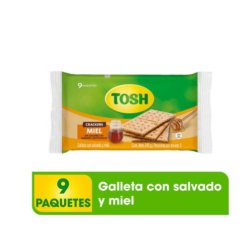 Galletas Tosh Miel Fit 9 Unidades Nutresa