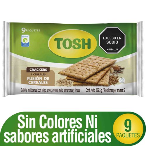Galletas Tosh Fusión Cereales Fit 9 Unidades Nutresa