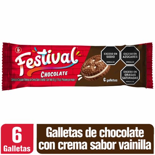 Galletas Festival Chocolate Bolsa X 12 Nutresa