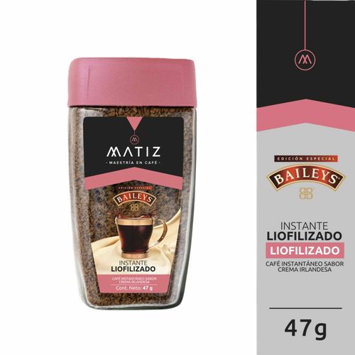 Café Liofilizado Matiz Sabor Baileys Frasco x 47 g