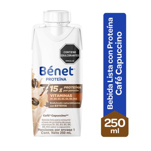 Bebida Lista Benet Capuccino 250 Ml Nutresa