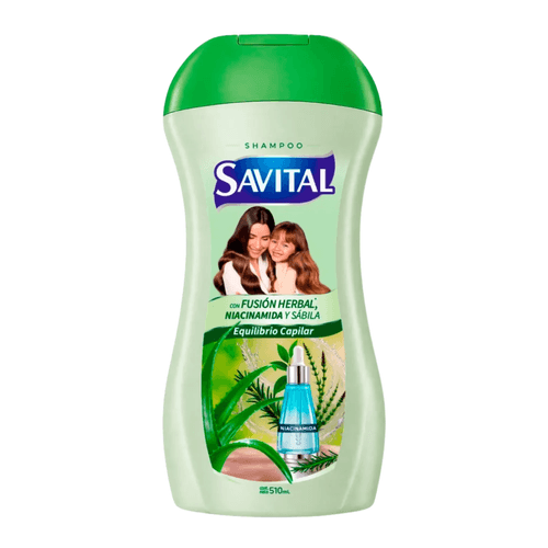 Shampoo Savital Fusión Herbal Frasco x 510 ml