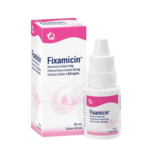 Fixamicin Suspensión Ótica Frasco X 15 Ml