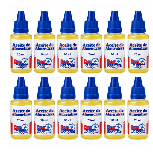 Aceite de Almendras Don Botiquín Caja x 12 Frascos de 20 ml