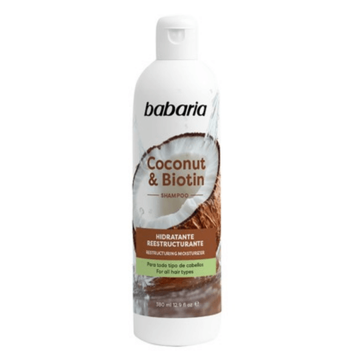 Shampoo Babaria Aceite de Coco Frasco x 380 ml
