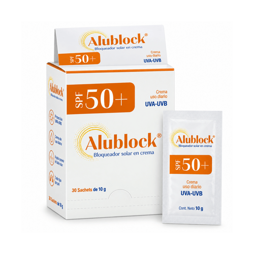 Protector Solar Alublock Caja x 30 Sobres