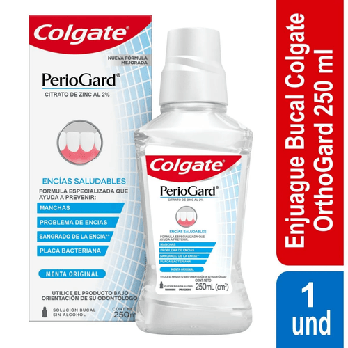 Enjuague Bucal Periogard Sin Alcohol Frasco x 250 ml
