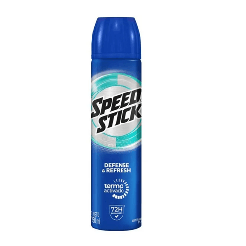 Desodorante Antitranspirante Speed Stick Mennen Defense & Refresh Aerosol x 150 ml (91 g)