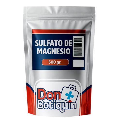 Sulfato De Magnesio Don Botiquín Bolsa X 500 Gr