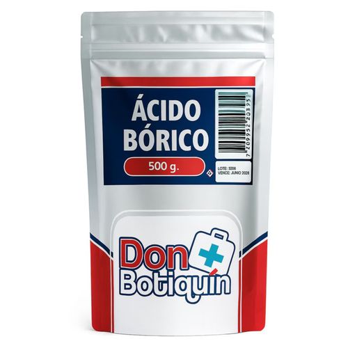 Ácido Bórico en Polvo Don Botiquín Bolsa x 500 g