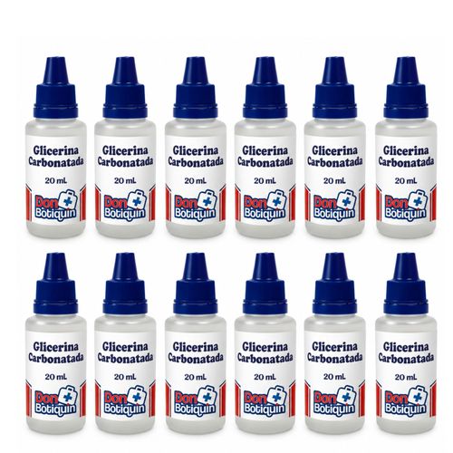 Glicerina Carbonatada Don Botiquín Frasco X 20 Ml Paquete X 12 Unidades