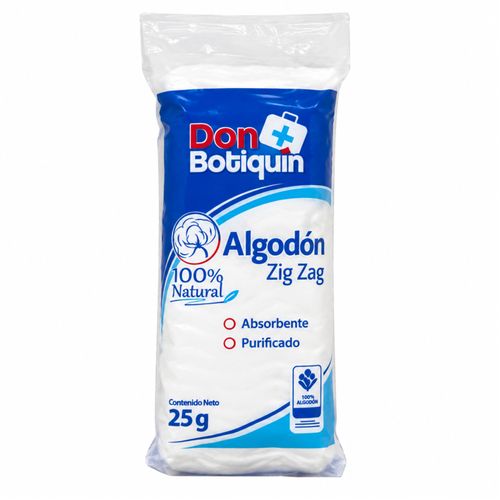 Algodón Zig Zag X 25 Gr Don Botiquín