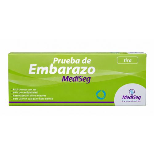 Prueba De Embarazo En Tira Caja X 1 Unidad Mediseg