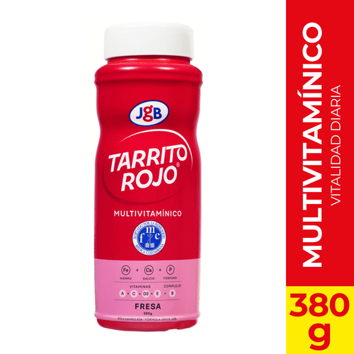 Tarrito Rojo Jgb Fresa Super Contenido 380 Gr