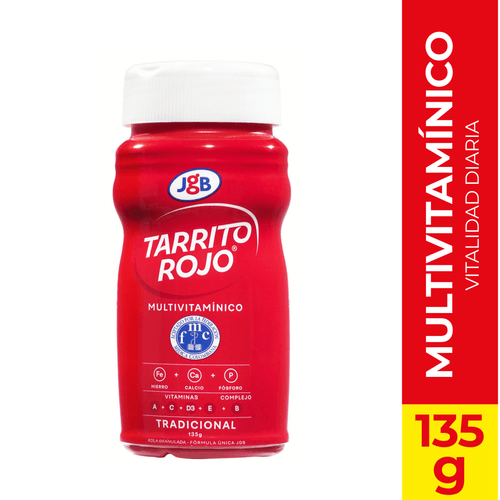 Tarrito Rojo Jgb Tradicional 135 Gr