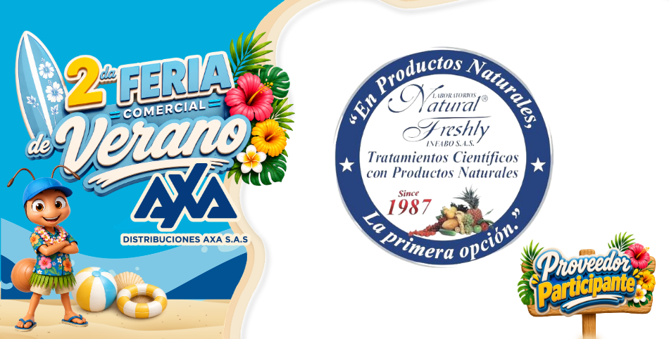 Promociones de Natural Freshly Infabo en la Feria Comercial de Verano AXA